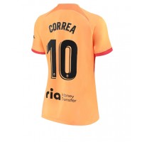 Fotbalové Dres Atletico Madrid Angel Correa #10 Dámské Alternativní 2022-23 Krátký Rukáv